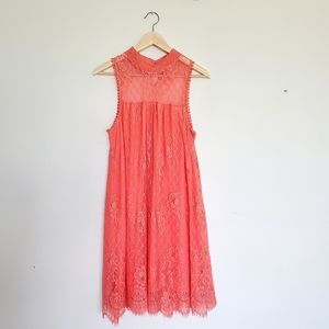 High Neck Lace Dress by Hint of Mint